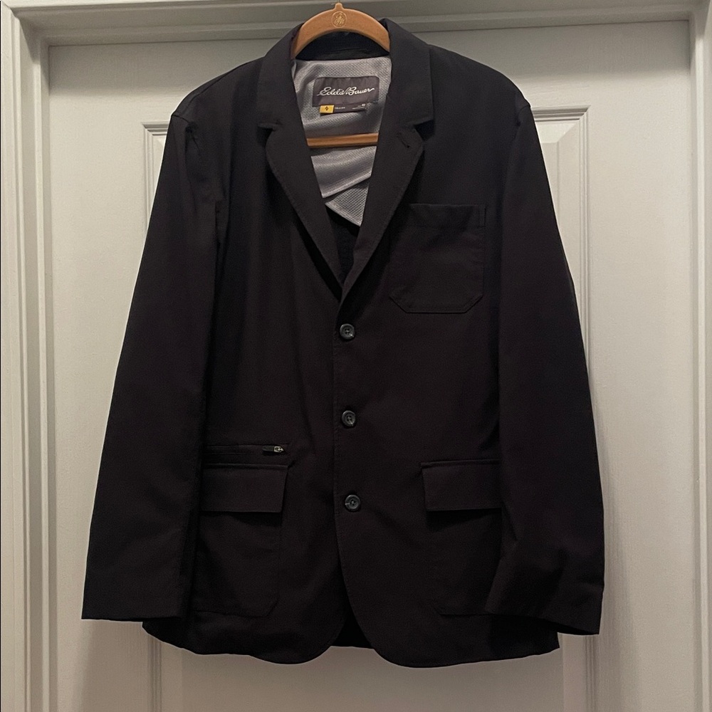 Eddie Bauer Men's Black Blazer Jacket